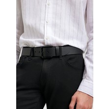 Mavi Siyah Deri Kemer 092495-900