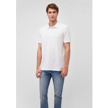 Mavi Beyaz Polo Tişört 064946-27879