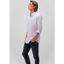 Beyaz Örme Gömlek 0211092-620