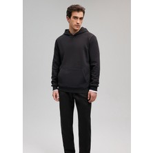 Mavi Erkek Kapüşonlu Siyah Basic Sweatshirt 0610937-900
