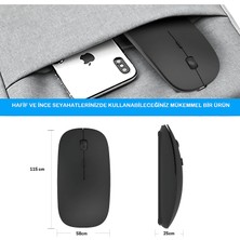 Art Nest Şarj Edilebilir Kablosuz Bluetooth Ergonomik Mini USB 2.4ghz Sessiz Mouse