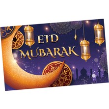 Remiel Mubarak Dekorasyon Eid Mü Banner Backyard Iç Dış (Yurt Dışından)