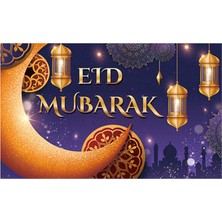 Remiel Mubarak Dekorasyon Eid Mü Banner Backyard Iç Dış (Yurt Dışından)