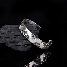 Tesbih Sepetim 925  AyarGümüş Erkek Kelepçe Bileklik Modeli