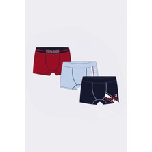 U.s. Polo Assn. Erkek Çocuk Mavi Boxer