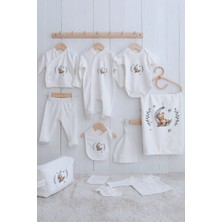 Tuğba Kuğu Organik 11'li Hastane Çıkışı - For Baby - Ayda Uyuyan Ayı