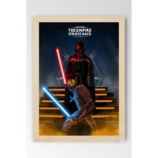 Star Wars 5 Çerçeveli Tablo - Uzay Savaşları 5 Fim Posteri Tablo