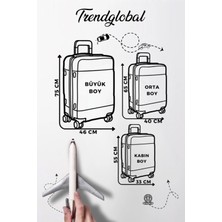 Trend Global Valiz Bavul Koruyucu Kılıfı