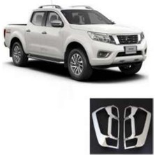 Nissan Navara Uyumlu 2016 Sonrası Arka Stop Kaplama Abs (Plastik) Krom