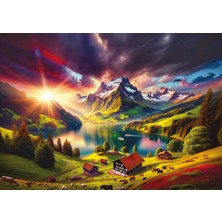 Art Puzzle Alplerin Kıyısında 500 Parça Puzzle