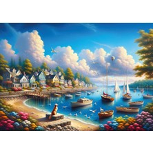 Art Puzzle Mutlu Yelkenler Kasabası 260 Parça Puzzle