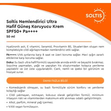 Nemlendirici Ultra Hafif Güneş Koruyucu Krem SPF50+ Pa++++, 50 ml