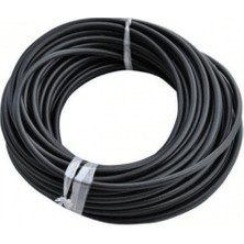 Teflonlu Metre Dış Kablo Siyah 5 mm 2p 1 Rulo 25 Metre