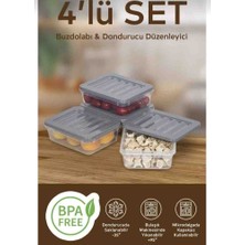 Vzn Saklama Kabı Buzdolabı Organizer Set Difriz Uyumlu Saklama Kabı