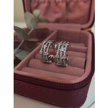 Ens Jewelry Taşlı Halka Küpe