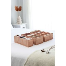 Rek Home 3'lü set dolap çekmece ıçi akordiyon tipi katlanır çamaşır düzenleyici organizer