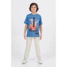 Hopi Kids Önü Sırtı Baskılı Uzun Pantolonlu Erkek Çocuk Takım - 4-5 Yaş