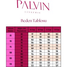Palvin Lingerie Kadın Ikili Telsiz Desteksiz Penye Toparlayıcı Sütyen B Kap