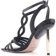 Nine West Anakı 4fx Siyah Kadın Topuklu Sandalet