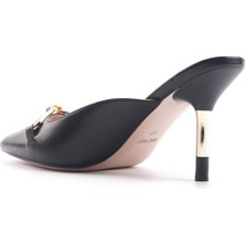 Nine West Albury 4fx Siyah Kadın Topuklu Terlik