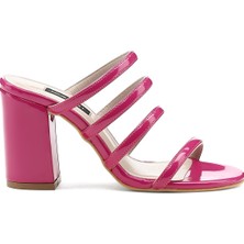Nine West Ocollı 2 2fx Fuşya Kadın Topuklu Terlik