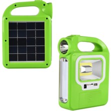 AT35IN Shopzum HB-6399B Solar Çalişma Lambasi (2 Parça Ampulü Unutma)