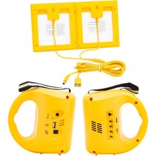 Güneş Enerjisi ile Çalışan Radyolu Solar Çift Panelli Işıldak Deprem Lambası KPF78107