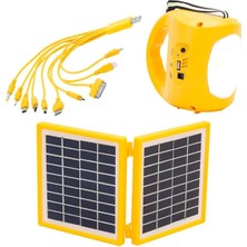 Shopzum Radyolu Solar Çift Panelli Işıldak