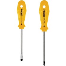 Depokon Sgs 5*100 Düz + 5*125 Yıldız Tornavida (Yellow Series)
