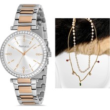 Ferrucci Çelik Kasa Kordon Kadın Kadın Kadın Kol Saati Çelik&İncili Kadın Kadın Kolye