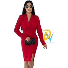 Nilo Design Kadın Ceket Etek Ikili Takim