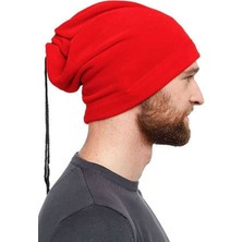 Polar Unisex Ipli Bere ve Boyunluk Kırmızı