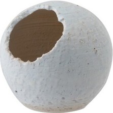 Laromita Decoration Eğimli seramik vazo / buz mavi