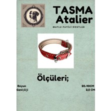 Tasma Atalier Küçük  Boy  Köpek  Tasması 40 cm