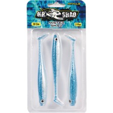 Ryuji Mister Shad 10CM 7gr Silikon Yem Renk : Uv Blue