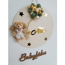 BL Baby Lüks 30CM Bubble Yuvarlak Bebek Isme Özel Kapı Süsü