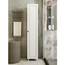 Montenero Çok Amaçlı Dolap Parlak Beyaz Country Banyo Dolabı