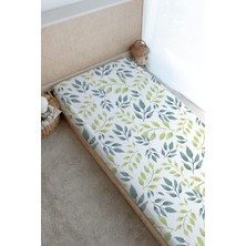 Tuğba Kuğu Baskılı Düz Çarşaf - For Baby Serisi - Safari Animals