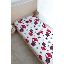 Tuğba Kuğu Baskılı Düz Çarşaf - For Baby Serisi - Örümcek Adam