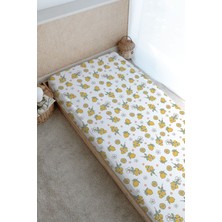 Tuğba Kuğu Baskılı Düz Çarşaf - Iconic Serisi - Lemon