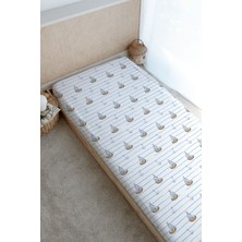 Tuğba Kuğu Baskılı Düz Çarşaf - For Baby Serisi - Little Sailor