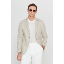 Altınyıldız Classics Slim Fit Bej Erkek Ceket ACE004252058_BEJ