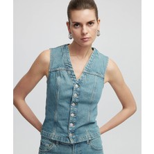 İpekyol Denim Yelek IS1250007030629