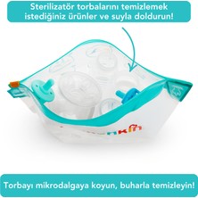 Munchkin Yeniden Kullanılabilir  Jumbo Mikrodalga Sterilizatör Torbaları 6 adet
