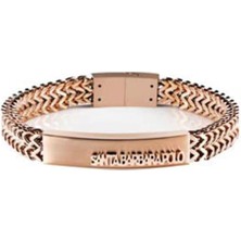 Santa Barbara Polo & Racquet Club MTK34555 Rose Gold Renkli Erkek Bileklik