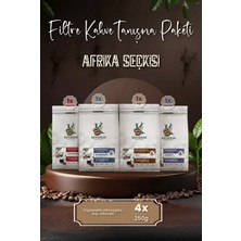 Tanışma Paketi 4X250 gr (Afrika Seçkisi) Yirgacheffe Gr1, Kilimanjaro, Guji, Lekempti Filtre Kahveleri