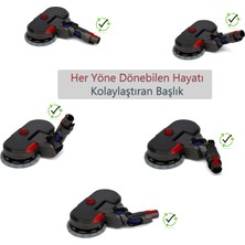 Dyson Uyumlu Püskürtmeli Silme ve Süpürme Başlığı