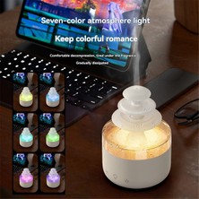 Whispering Relax Cloud Yağmur Difüzörü Nemlendirici Yağmur Damlası Aromaterapi Ultrasonik Atomizasyon Nemlendirme Renkli Lamba Abd Fişi (Yurt Dışından)