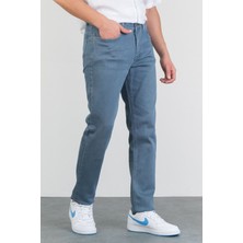 Halat's Erkek Elvıs Mavi Slim Fit Likralı Jean Kot Pantolon Halats-De-Slim Blau 33/32