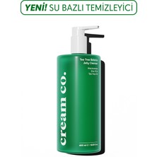 Cream Co. Çay Ağacı Yağı Yüz Temizleme Jeli | 400 ML | Akne Karşıtı | Niasinamid | Tüm Cilt Tipleri